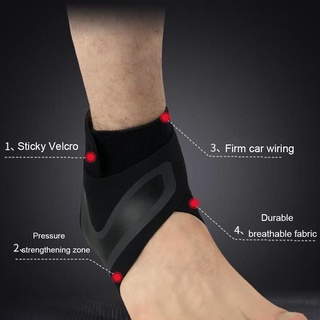 [fa] 1 pza protector de tobillo elástico para deportes/protector de presión/anti-sprain/manga para reposapiés (8)