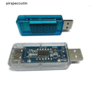 [airspeccutin] Mini Digital Portátil LCD USB Voltaje Y Medidor De Corriente Probador Para Teléfono Móvil .
