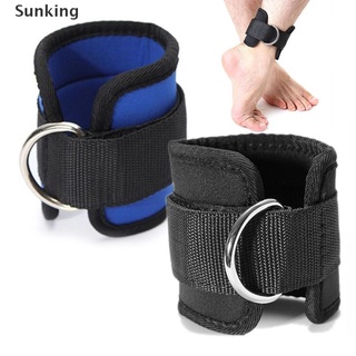 [Sunking] gimnasio levantamiento de pesas Multi Cable accesorio correa de tobillo D-ring muslo pierna polea
