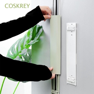 COSKREY 30CM Cable Cover Self Adhesive Cable Organizer Wall Cord Duct Wall Cord Network Cable Cover Cable Duct 1pcs Raceway Management Wire Storage Box/Multicolor
