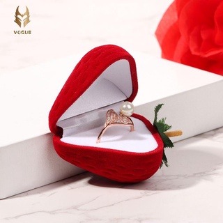Caja De joyería con anillo De soporte Para exhibición Funcional Elegante boda Vogue