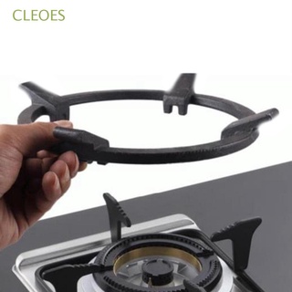 Cleoes - soporte para estufa para el hogar, diseño de ollas, Wok, anillo de cocina, acero al carbono, redondo, antideslizante, Multicolor
