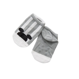 Lbc 1 par de calcetines para niños de algodón de silicona antideslizante bebé Invisible calcetines cortos para 0-4 años (4)