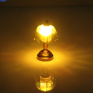 [Go believe] 1/6 casa de muñecas LED lámpara de pie modelo brillante sala de estar dormitorio lámpara LED