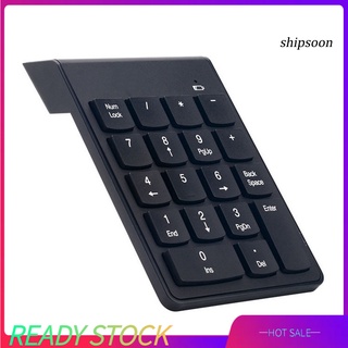 ssn -mini teclado numérico inalámbrico 2.4g con cable de 18 teclas teclado numérico para pc/laptop