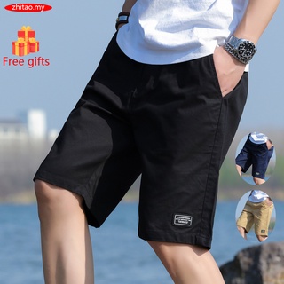 !! !!️ [pendek] Pantalones cortos de algodón 100% algodón para hombre Capris 2021 verano nuevo suelto y transpirable fitness running casual pantalones cortos de playa