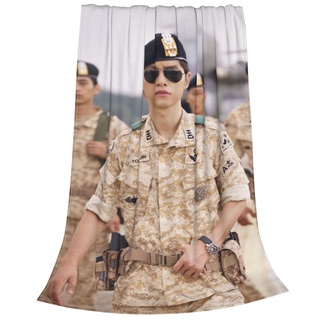 Kpop Song Joong-ki - manta personalizada de lana Ultra suave para sofá, sofá, cama, exterior (127x102/153x127/204x153 cm)