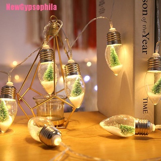 [NewGypsophila] 10 Led de cedro cadena de luces de hadas Twinkle guirnaldas lámpara año nuevo decoración de navidad