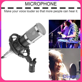 bm800 micrófono de condensador dinámico estudio de sonido ktv canto grabación micrófono