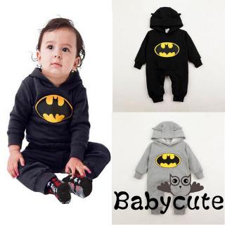 B-BFashion Ropa De Bebé Batman Sudaderas Con Capucha Para Bebés/Niños/Niñas/Mono