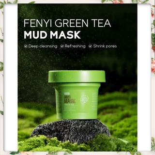 ready- máscara de barro de té verde cuidado de la piel natural limpiar profundamente poros brillante y nutritivo -cl