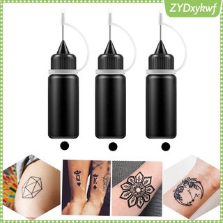 1kit temporal tatuaje kit de tinta a mano a mano libre verano tendencia arte corporal pintura niños