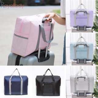bolsa de viaje de color sólido de gran capacidad de almacenamiento de ropa bolsa de equipaje