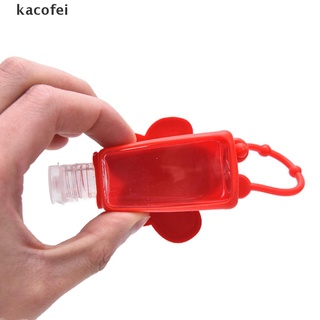 [Kacofei] Cute Cartoon Food Silicone Hand Sanitizer Pocketable Holder With Empty Bottle