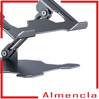 [ALMENCLA] Soporte portátil ajustable multiángulo de Metal para portátil, soporte para el hogar, plata (1)