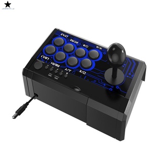 joystick arcade con cable usb 7 en 1 con base metálica para ps4/p3/pc/android series/xboxone(s)/360 controlador
