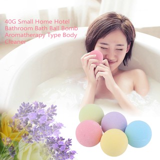 40g pequeño hogar hotel baño baño bola bomba aromaterapia tipo limpiador corporal