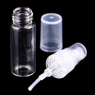 Northvotescastfine 2pcs 2/3 Ml Botella De Pulverización De Vidrio Transparente Pequeño Atomizador Cosmético NVCF
