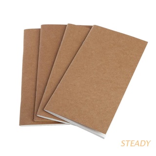 STEADY Kraft Paper Notebook Account Book Dot Journal Diary Memo Blank Page Stationery