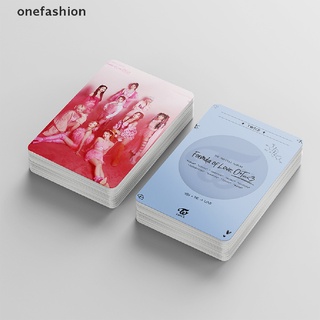 onefashion 54pcs/set TWICE ITZY MAMAMOO Red Velvet IU Lomo Card Photo Album Photocard Card . (2)
