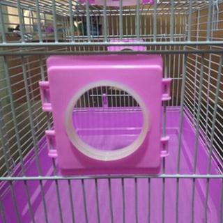 cubo pequeño hámster jaula accesorios de tubo externo boca deflector hámsters juguetes jaulas túnel puerto exterior placa (4)