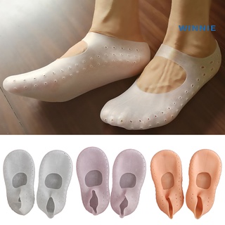 [winnie] calcetines antideslizantes inferior transpirable correa de silicona diseño cuidado de pies calcetines cortos para interior
