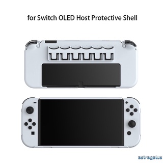 For Switch OLED Game Console Protective Case Portable Grip Skin Cover With Game Card Slot With Card Slot Can Store 6 Game Cards For Switch OLED Non-slip Astraqalus