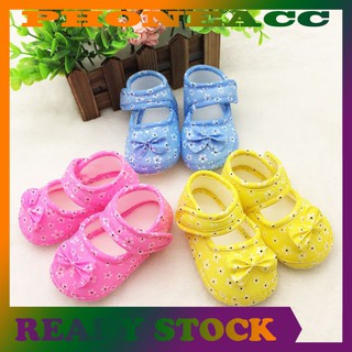 <SALE> bebé niñas adorable Floral impreso arco suela suave Toddles zapatos Prewalker