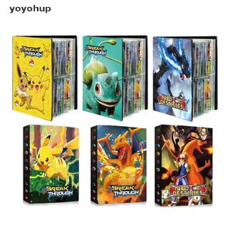 Yoyohup 9 Bolsillo Álbum Pokemon Libro De Dibujos Animados Pikachu Juego Mapa Pokémon Titular CL