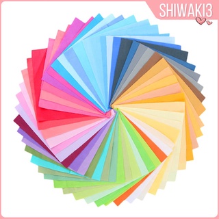 Shiwaki3 50 pzs retazos De tela cuadrada y lisa De algodón Para Costura manualidades (1)