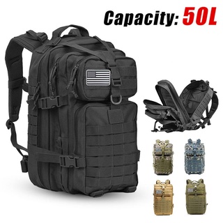 Hombres senderismo Molle mochilas de caza Trekking mochilas al aire libre bolsa impermeable Camping 30L/50L