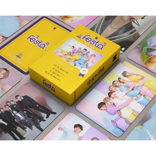 ❤54pcs/box BTS Photocards 2021 Festa Album LOMO Card Postcard ZAmq (4)