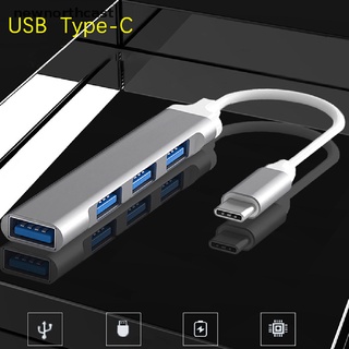 [newnorthcast] Tipo C USB HUB De Alta Velocidad 4 Puertos Multi Splitter Adaptador OTG Para Lenovo HUAWEI