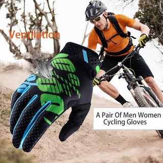 Men Women Full Finger Motorcycle Sports Breathable Gloves Mountain Bike Gloves
