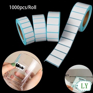 LY 1000 Unids/Rollo Conveniente Papel Adhesivo Impresión Suministros Impermeable Térmico Pegatina Precio Supermercado Etiqueta En Blanco Venta Caliente Tarjetas Paquete