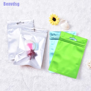 Benvdsg> 1 bolsa de papel de aluminio plana Multicolor bolsa de almacenamiento con cremallera