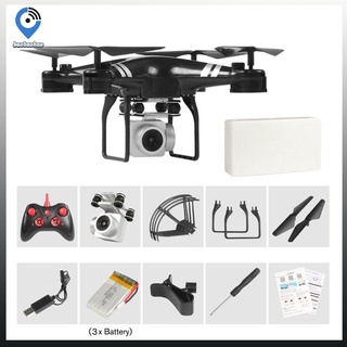 [nuevo]promoción: drone rcky101 2.4g con cámara de altitud 4k hd, helicóptero rc, 3 baterías