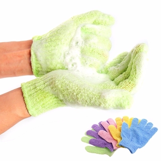 1Pc guantes de baño de ducha/exfoliante lavado piel SPA masaje ducha exfoliante guantes/lavado piel hidratante SPA espuma burbuja malla red