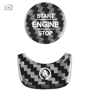 Carbon Fiber Engine Start Button Sticker for Mercedes Benz A B GLB Class W177 GLB X247 W247 CLA AMG 2020