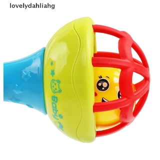 [I] Hot Baby Safe Silicone Rattles Bells Shaking Dumbbell Toy Bell Ball Baby teether [HOT] (9)