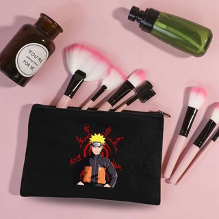 anime naruto bolsa de cosméticos bolsa de bolígrafo organizador de cosméticos portátil bolsa de lavado de lona (6)