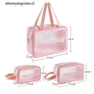 (nuevo) señoras de gran capacidad esmerilado impermeable bolsa de cosméticos de viaje bolsa de almacenamiento de maquillaje shenyangxian.cl