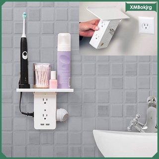 Wall Plug Socket Shelf Surge Protector Wall Outlet 2 USB Charging Ports (5)