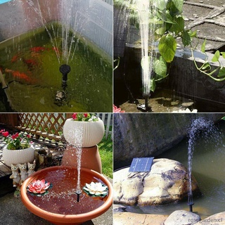 solar panel alimentado fuente de agua piscina estanque jardín pulverizador de agua (3)