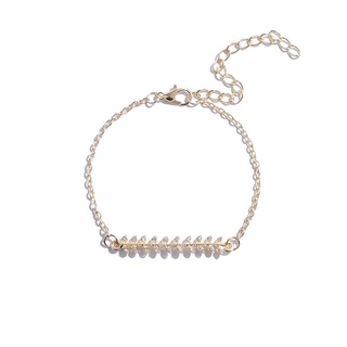 5 unids/set bohemio brazaletes conjunto para mujeres oro luna hoja de cristal ópalo conjunto de joyas brazaletes (3)