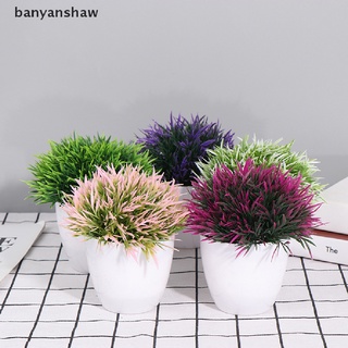 banyanshaw flor artificial bonsai realista planta falsa en maceta para decoración del hogar fiesta cl