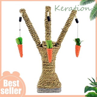 Keration zanahoria forma torre mascota gato juguetes rascador poste para gatito rábano escalada árbol protección muebles