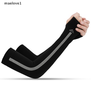 [maelove1] nuevo anti-uv hielo seda brazo mangas protector solar sin dedos guantes bicicleta brazo sleevs [maelove1]