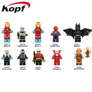 Minifigures Kf6052 Avengers Alliance Iron Man Batman Building Blocks Toys for Kids
