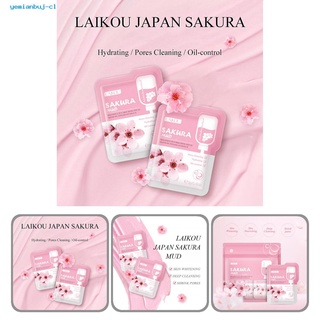 yemianbuj Extracto Natural Cara Barro Japón Sakura Anti Arrugas Packs Retráctiles Para Mujer